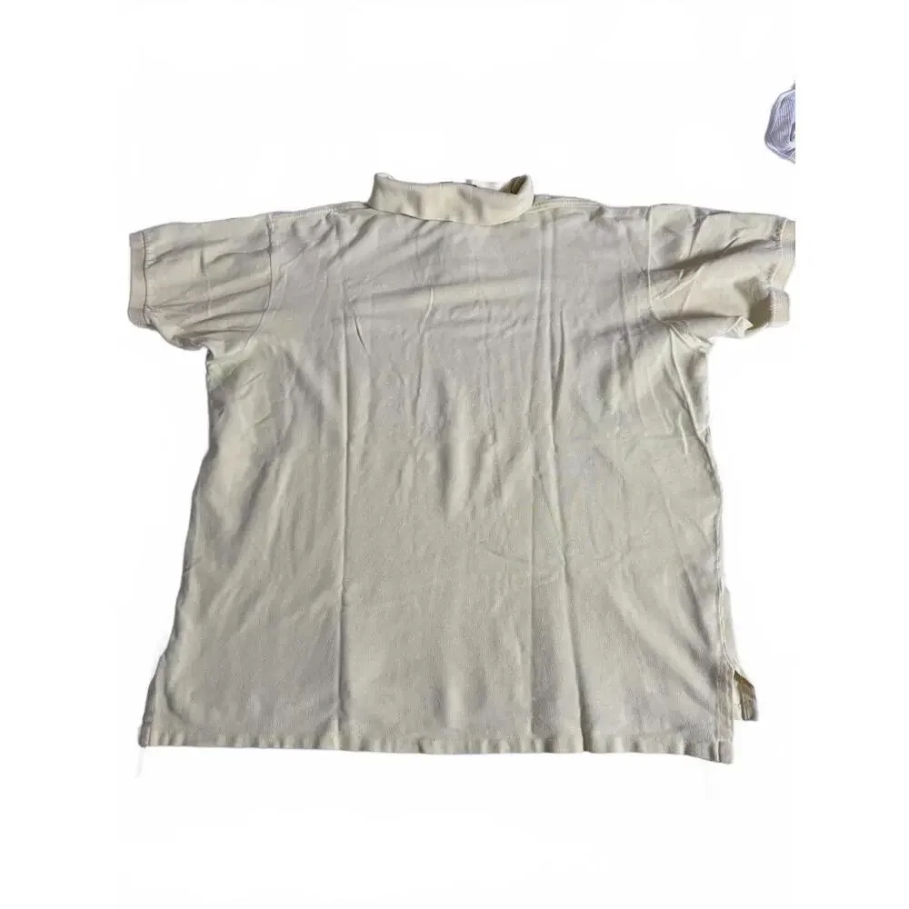 Vintage Polo by Ralph‎ Lauren pale yellow Men's XL Cotton Polo shirt